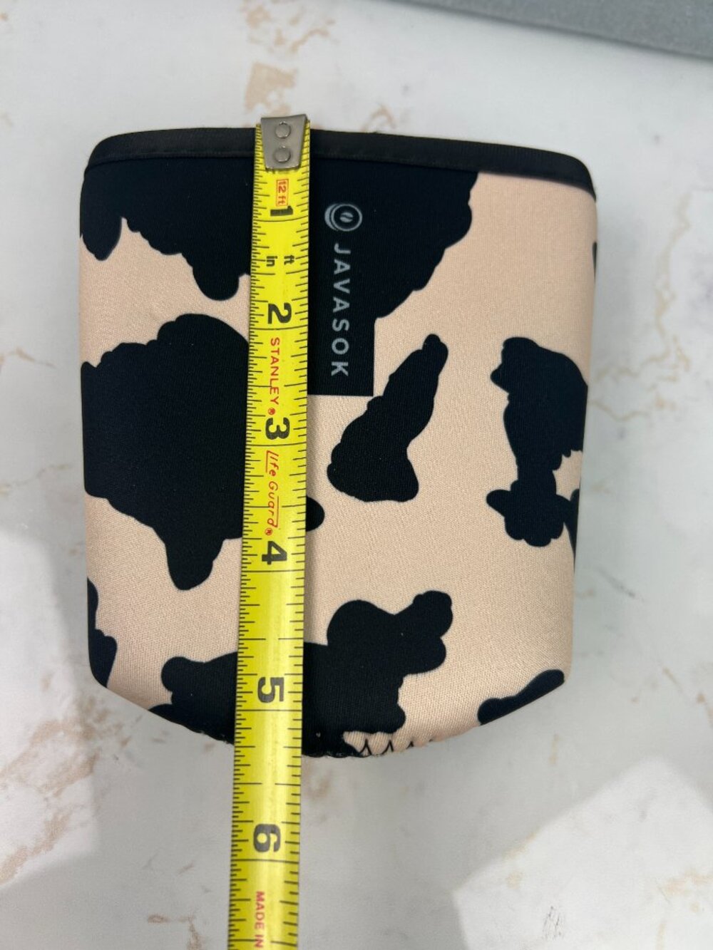 NWOT Javasok Cow Print Cold Cup Sleeve Fits 22-28oz Iced Beverage Cups Insulated - Picture 6 of 6